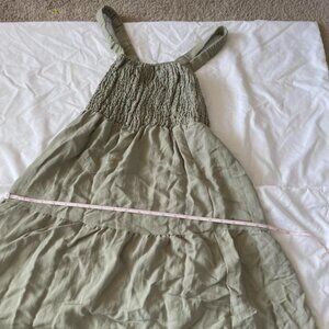 Women's Green and Khaki Dress